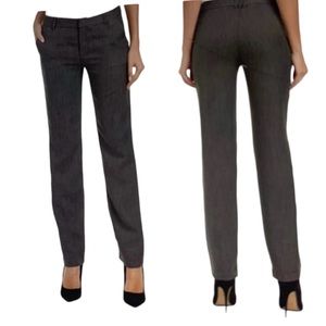 Anine Bing Textured Gray Houndstooth Pants Size S